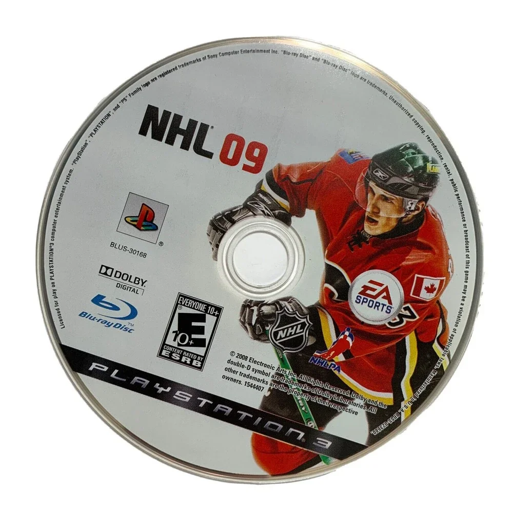 NHL 09 (Sony PlayStation 3, 2008) PS3 Hockey Video Game